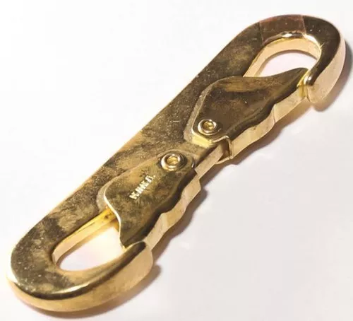 Cap Snap- Brass Plated- Double Ended