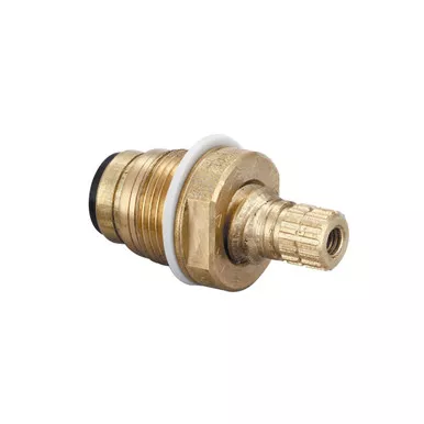 Central Brass G-454-Er Quick Pression 1/4 Turn Stem Assembly, Hot