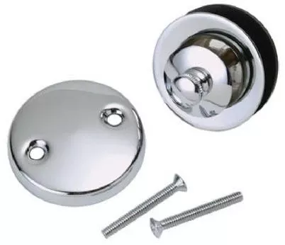 Chrome Bathtub Drain Conversion Kit