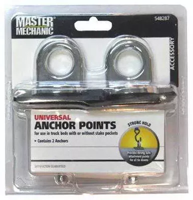 Chrome Universal Anchor Points, 2-pk.