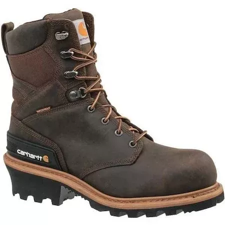CML8360, Men's 8 in Composite Toe Logger Boot, Brown, 13, M, CML8360