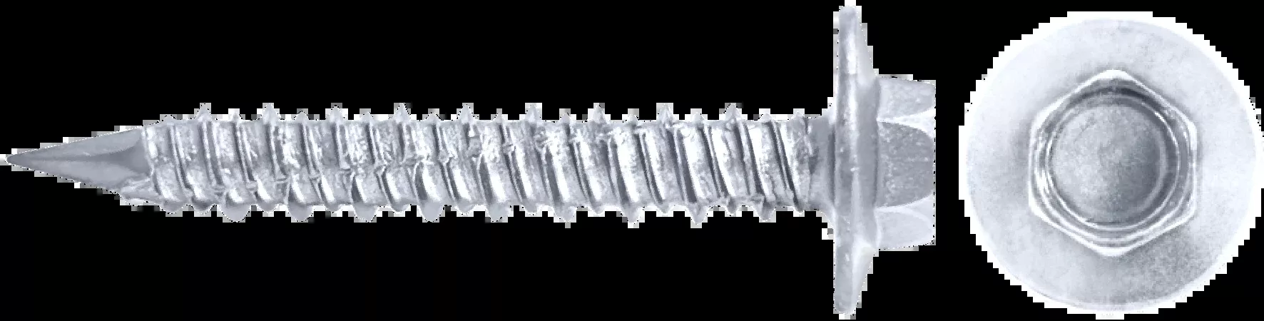 CON CONCRETE SCREWS – HEX FLANGE QUICK-CON ( BRONZE & WHITE COATING)