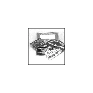 Control Valve Sign 9″ X 7″ for Fire Protection System