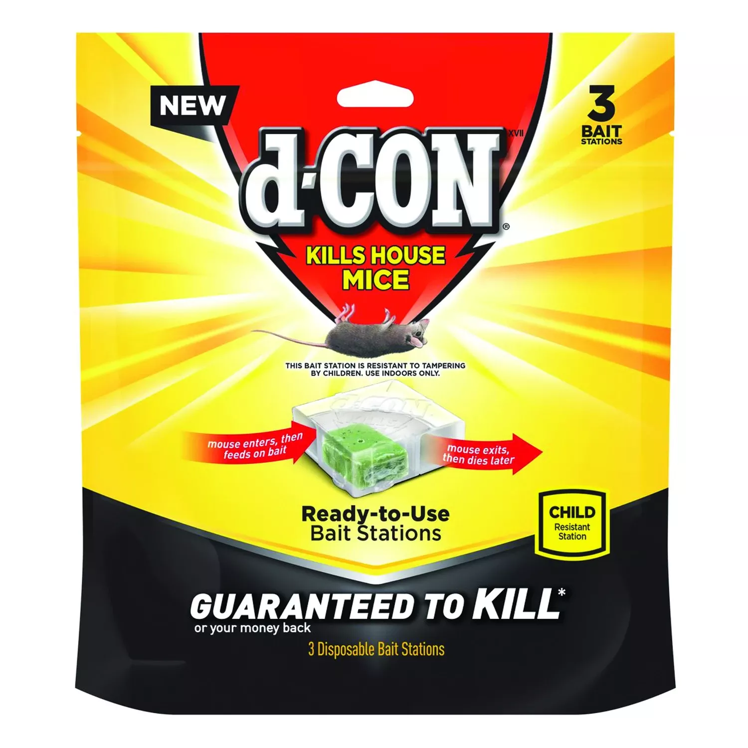 D-con Bait Station Blocks For Mice