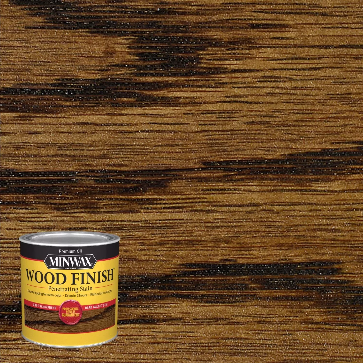Dark Walnut Wood Finish, 1/2 Pt.
