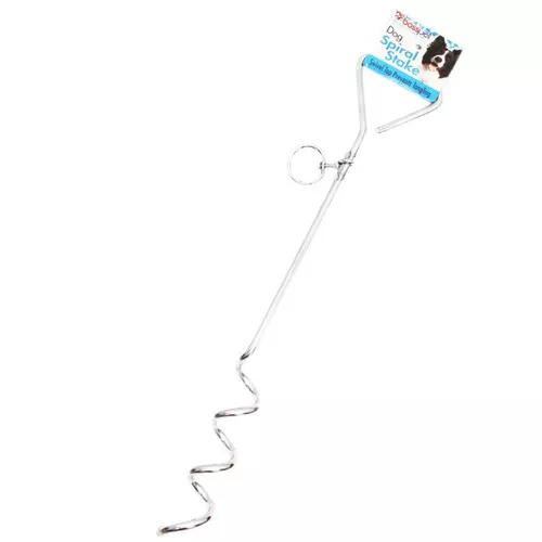 Dog/Pet Tie Out Stake- Corkscrew Style- 18"