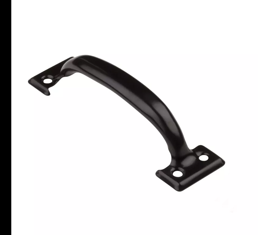 Door/drawer Cabinet Pull, Satin Black, 6-1/2 In.