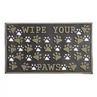 Door Mat- "Wipe Your Paws" Design- 18" x 30"