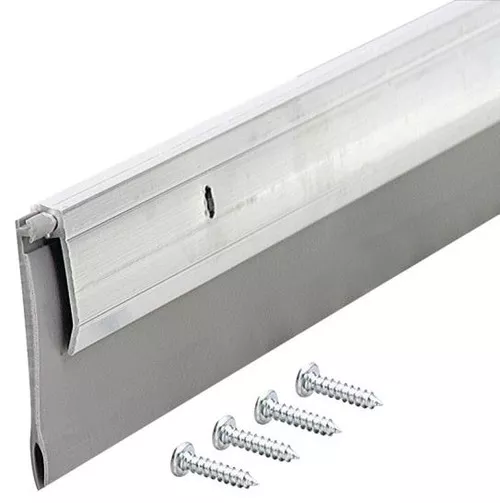 Door Sweep- 36" x 3/4"- Aluminum & Vinyl- Mill Finish