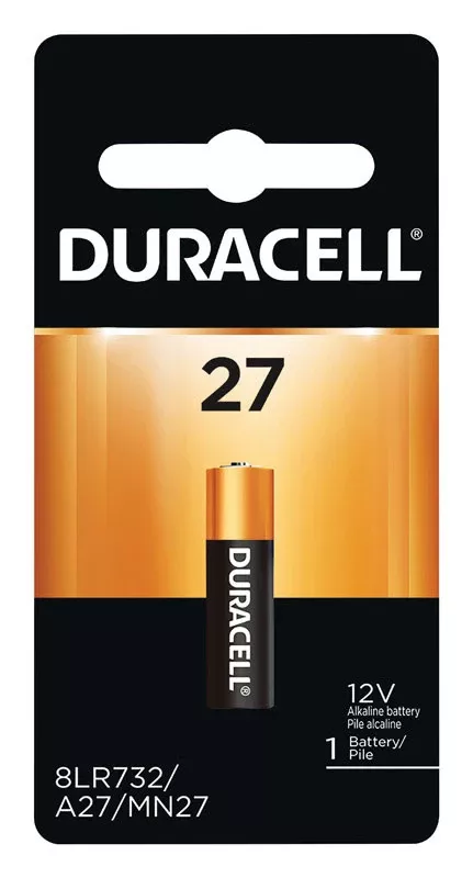 Duracell Alkaline 27 12 V 20 Mah Security Battery 1 Pk