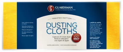 Dusting Cloths, Cotton, 12-pk.
