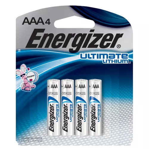 Energizer Battery- 4- AAA Lithium Battery - 4 Pack