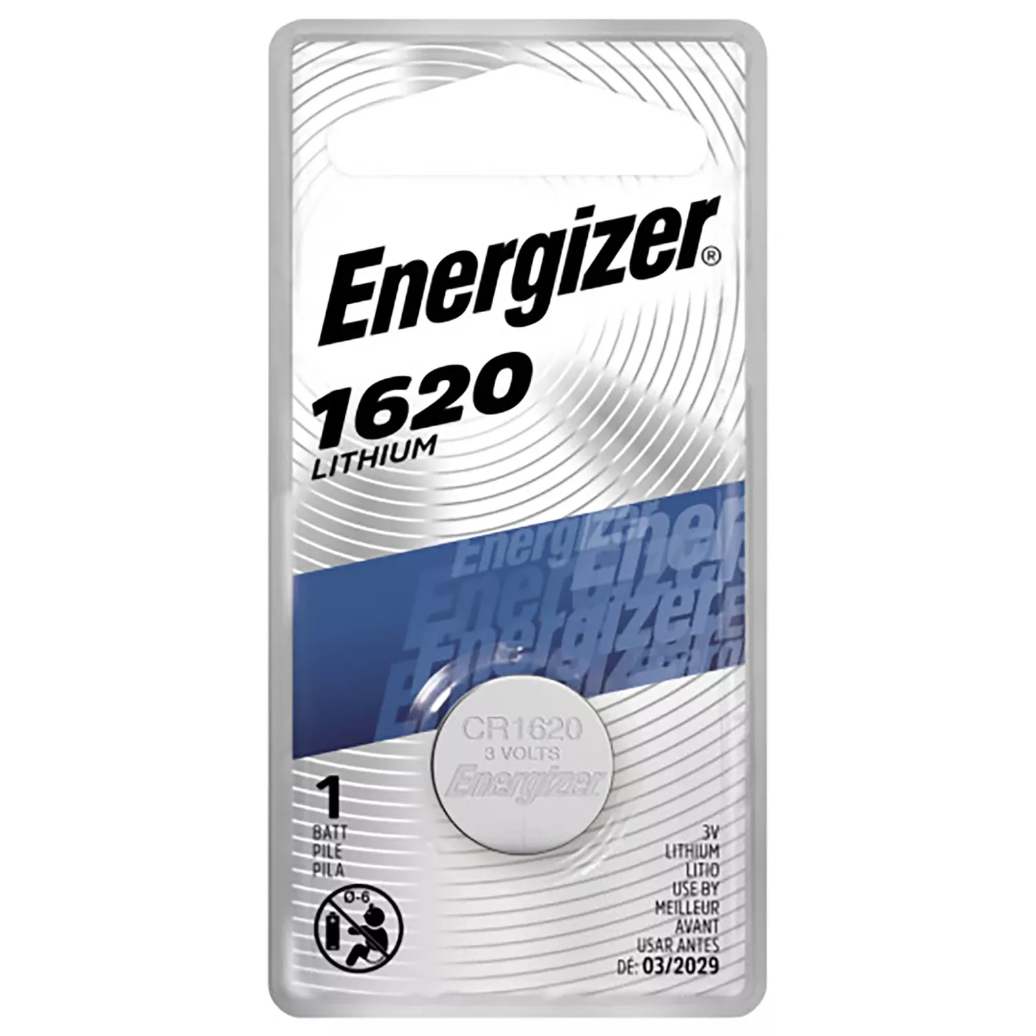 Energizer Lithium 1620 3 V Keyless Entry Battery 1 Pk