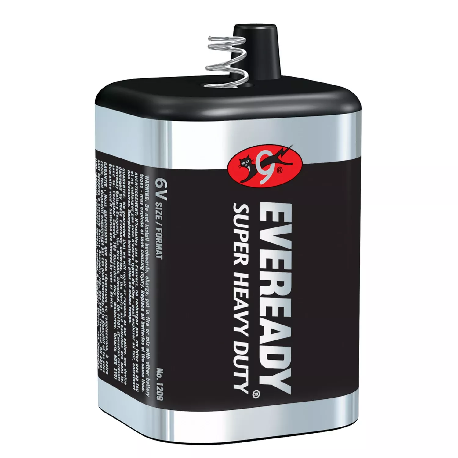 Eveready 6-volt Zinc Carbon Lantern Battery 1 Pk Bulk
