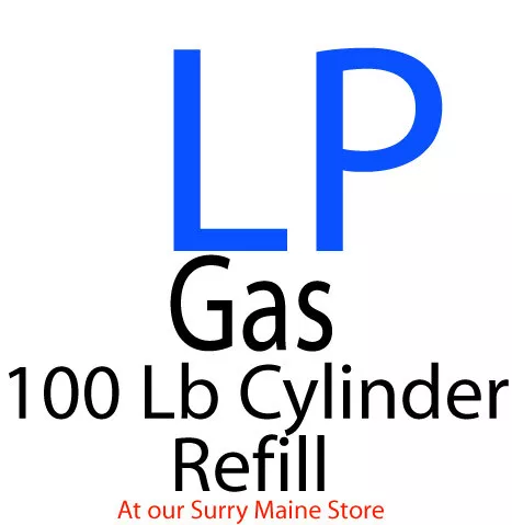 Filling Service For 100 Lb Propane Cylinder At Surry Maine