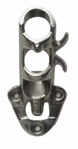 Flag Pole Wall Bracket- Stainless Steel- 1″
