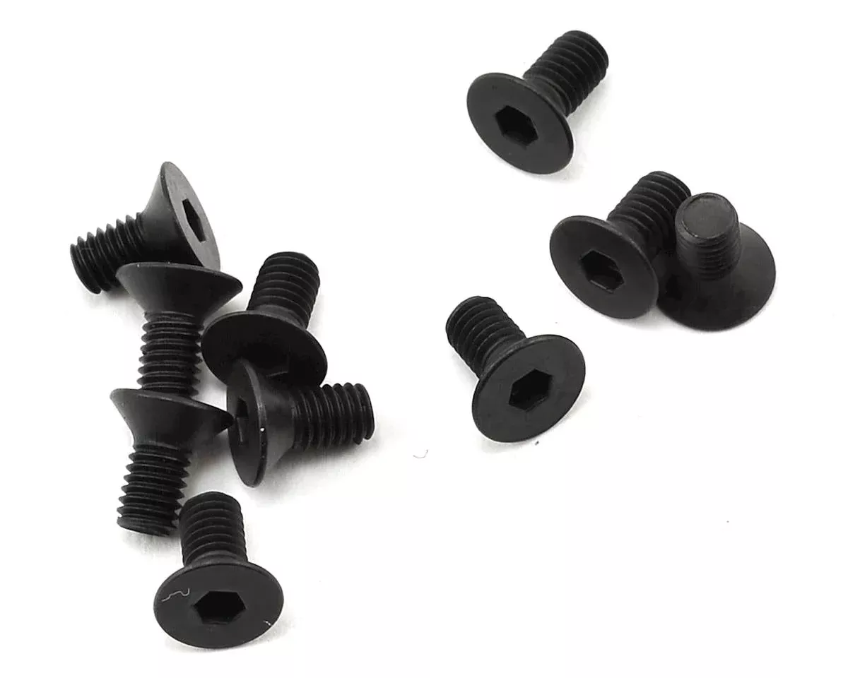 Flathead Screws 3x6mm (10) (TLR235008)