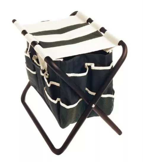 Garden Seat- Folding- With tool Pouch