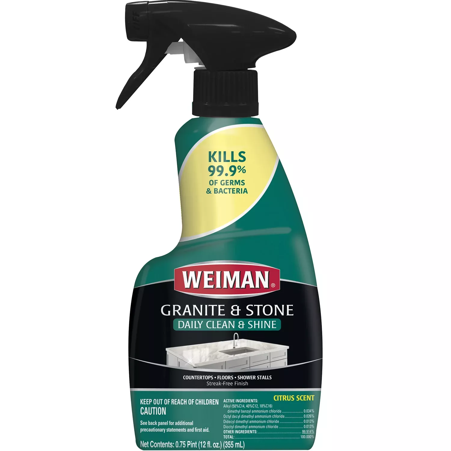 Granite Cleaner And Polish, 12 Oz.