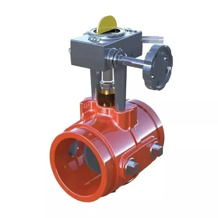 Grooved Butterfly Valve With Switch 2″ Extended Length
