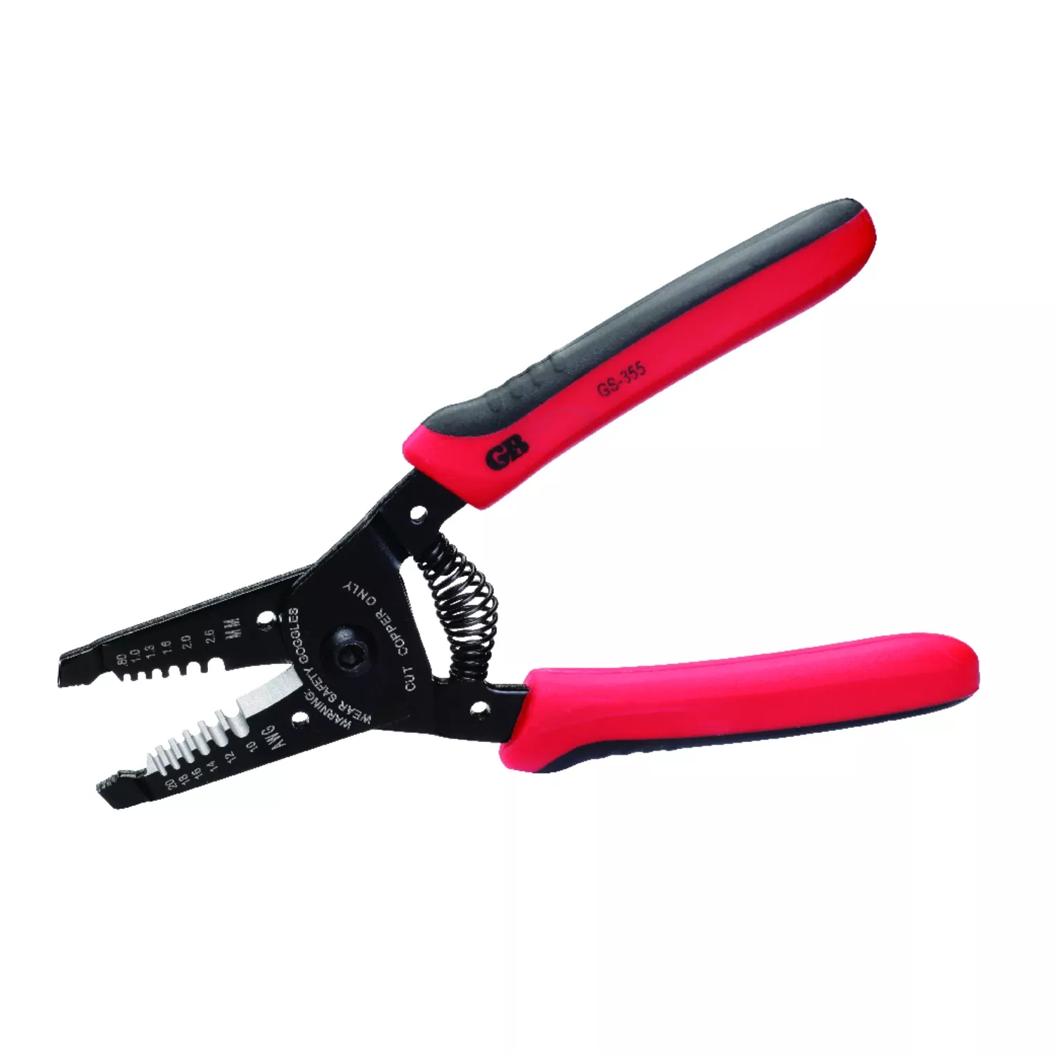Gs-355 10-20 Gauge Wire Stripper With Cushion Grip Handles