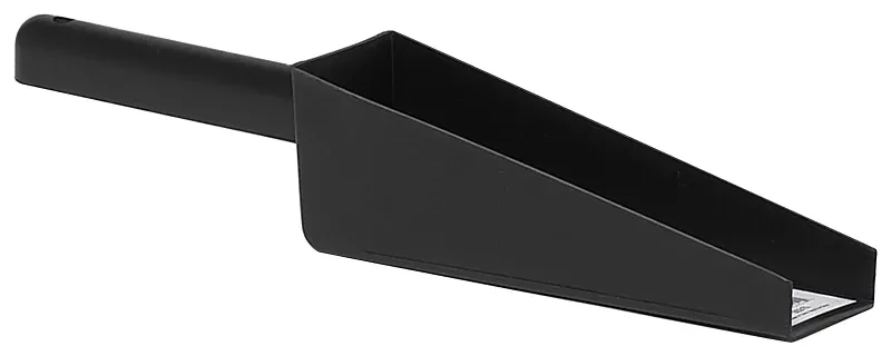 Gutter Scoop, Black, Plastic, 2-1/2-in.