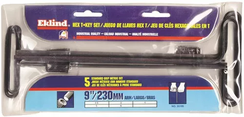 Hex Key Set- Tee Handle- 2.5MM - 10MM