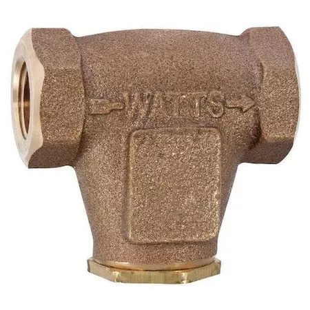 In-Line V Strainer, 1/8" Pipe, FNPT x FNPT, Lead Free Cast Copper Silicon Alloy, 250 psi