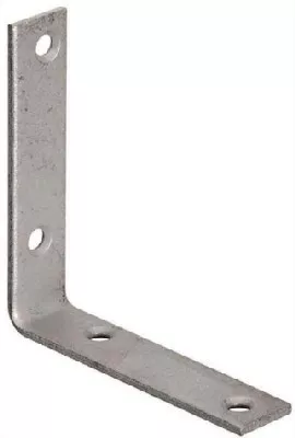 Inside Corner Brace- Galvanized-4" x 7/8"