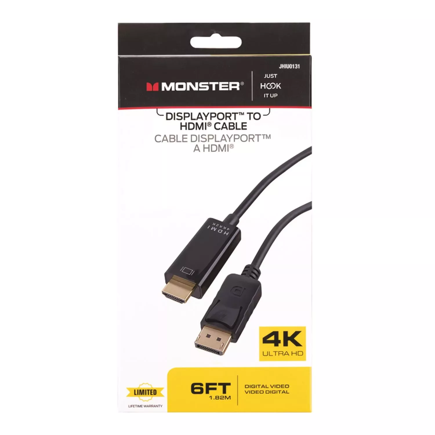 Just Hook It Up 6 Ft. Hdmi Audio/visual Cable - Model Jhiu0131