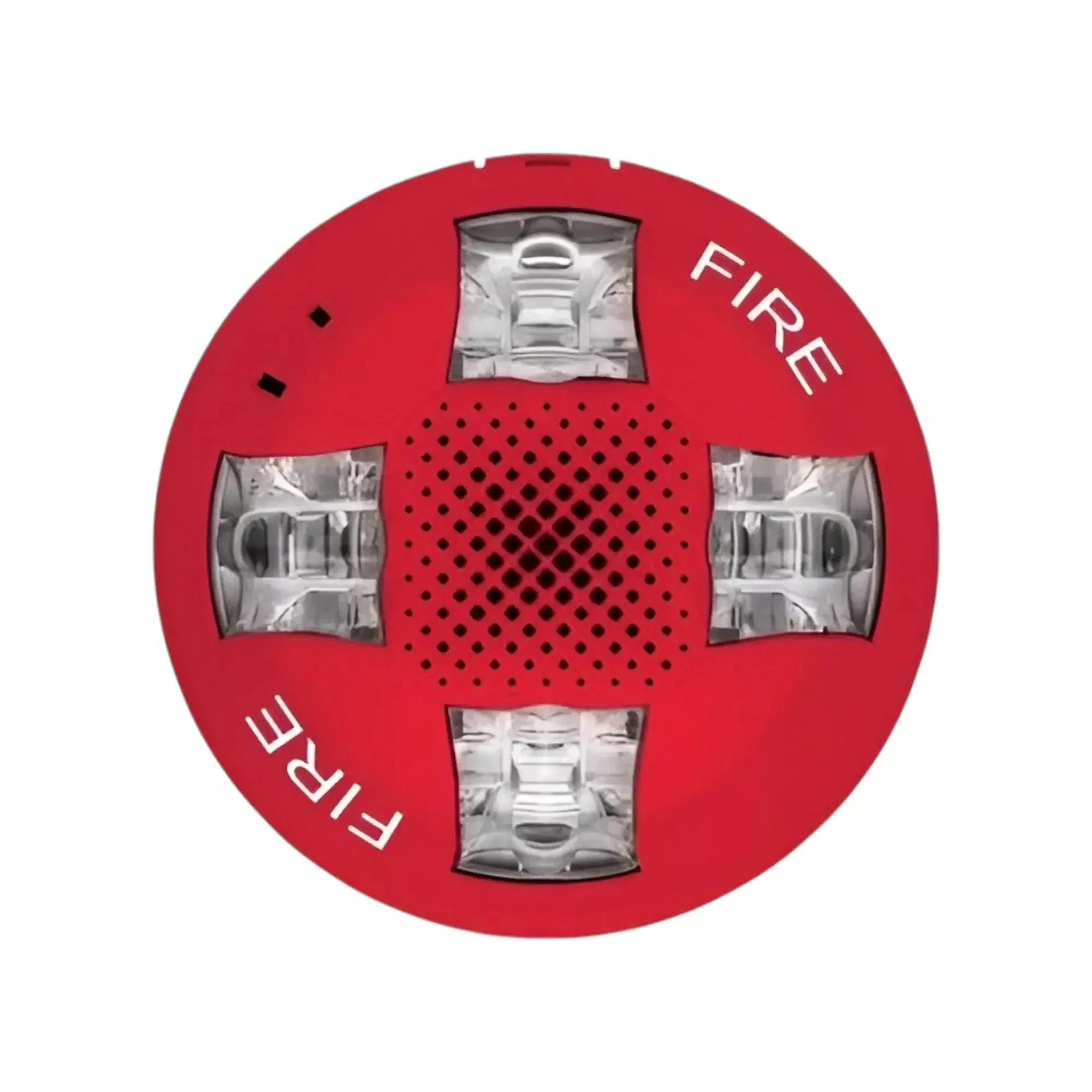 Kidde Ceiling Horn Strobe 15-115cd Red Fire Alarm for Commercial Safety
