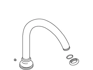 Kohler 1001976-2bz Deck Spout Assy - Oil-Rubbed Bronze