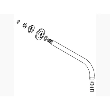 Kohler 1015783-Bv Spout & Hardware- 9" Sub-Assembly