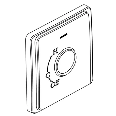 Kohler 1032054-Sn Escutcheon- Rite-Temp