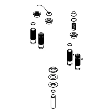 Kohler 1032268-Bl Tube Drain W/O Overflow