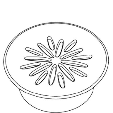 Kohler 1065326-Bl Trim Ring- Grid Drain