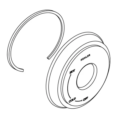 Kohler 1073143-Bn Assembly- Escutcheon