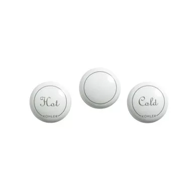 Kohler 1077792-G 2-Handle Plug Button - Brushed Chrome