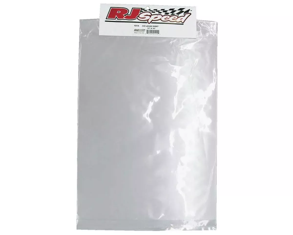 Large Clear Lexan Sheet 12x16x0.040" (RJS1514)
