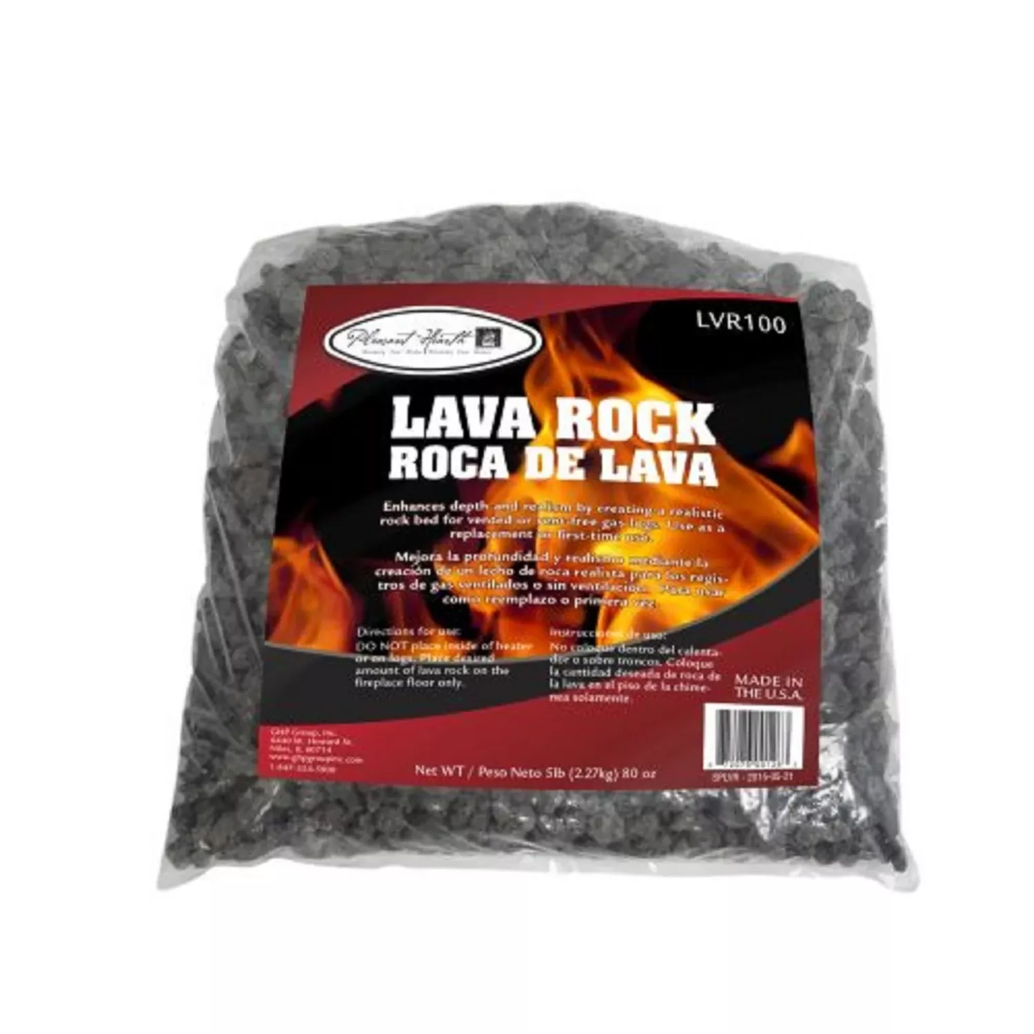 Lava Rock 5 Lb For Gas Log Sets - Model Lvr100