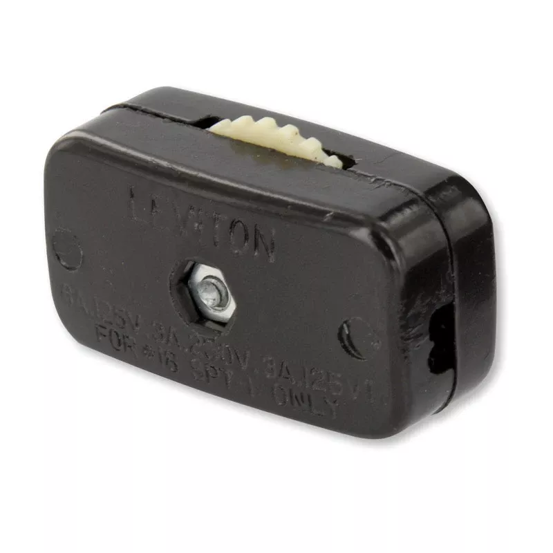 Leviton 6 Amps Single Pole Feed Through Switch Brown 1 Pk