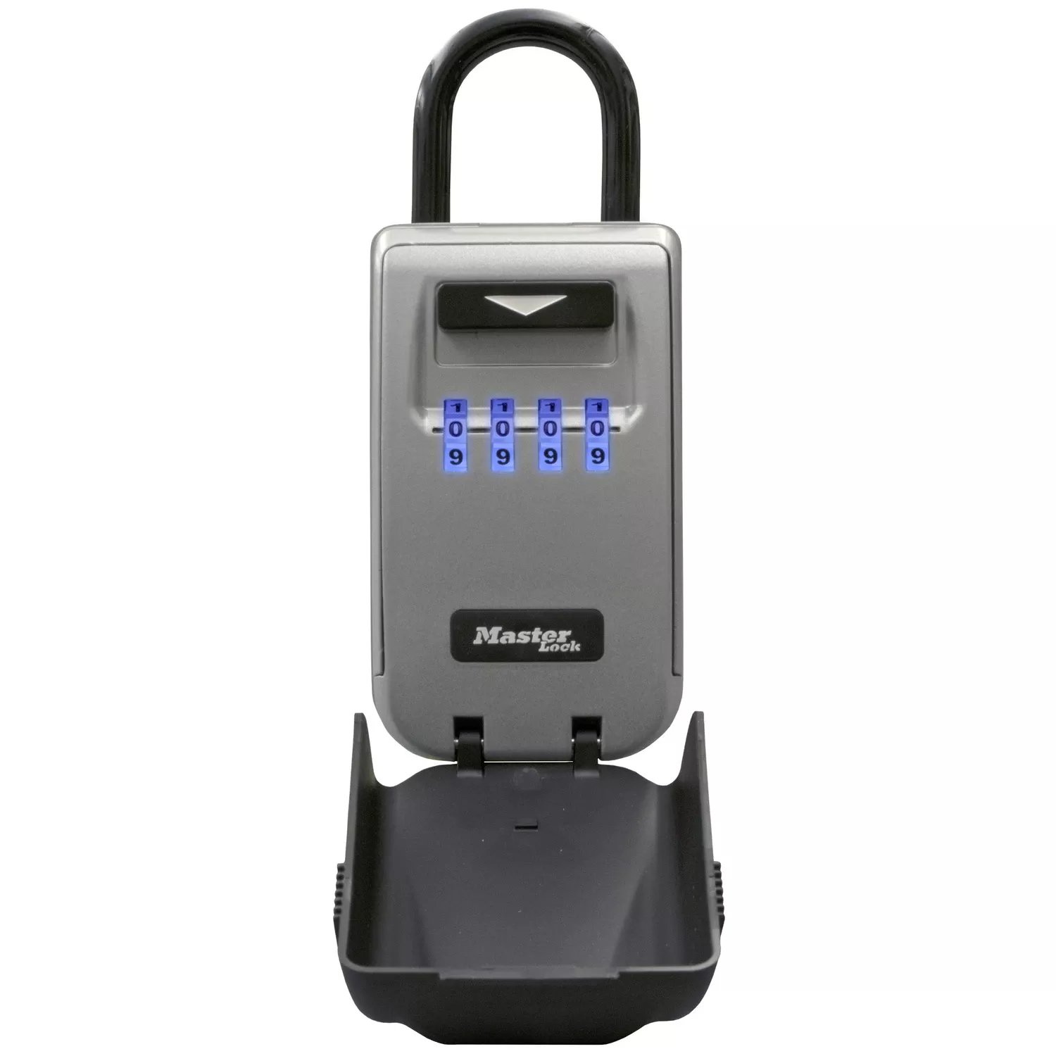 Lock Box, Light-up Dial, Portable, 2-7/8-in.