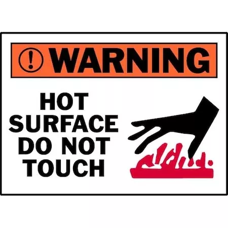Machine/Equipment Label,3-1/2 In. H,PK5, 86161