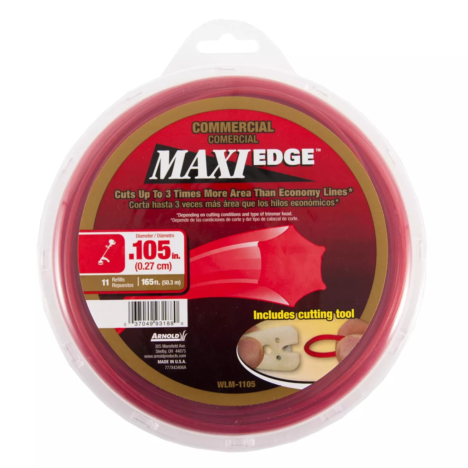 Maxi Edge Commercial Grade .105 In. Diameter X 165 Ft. Length Trimmer Line