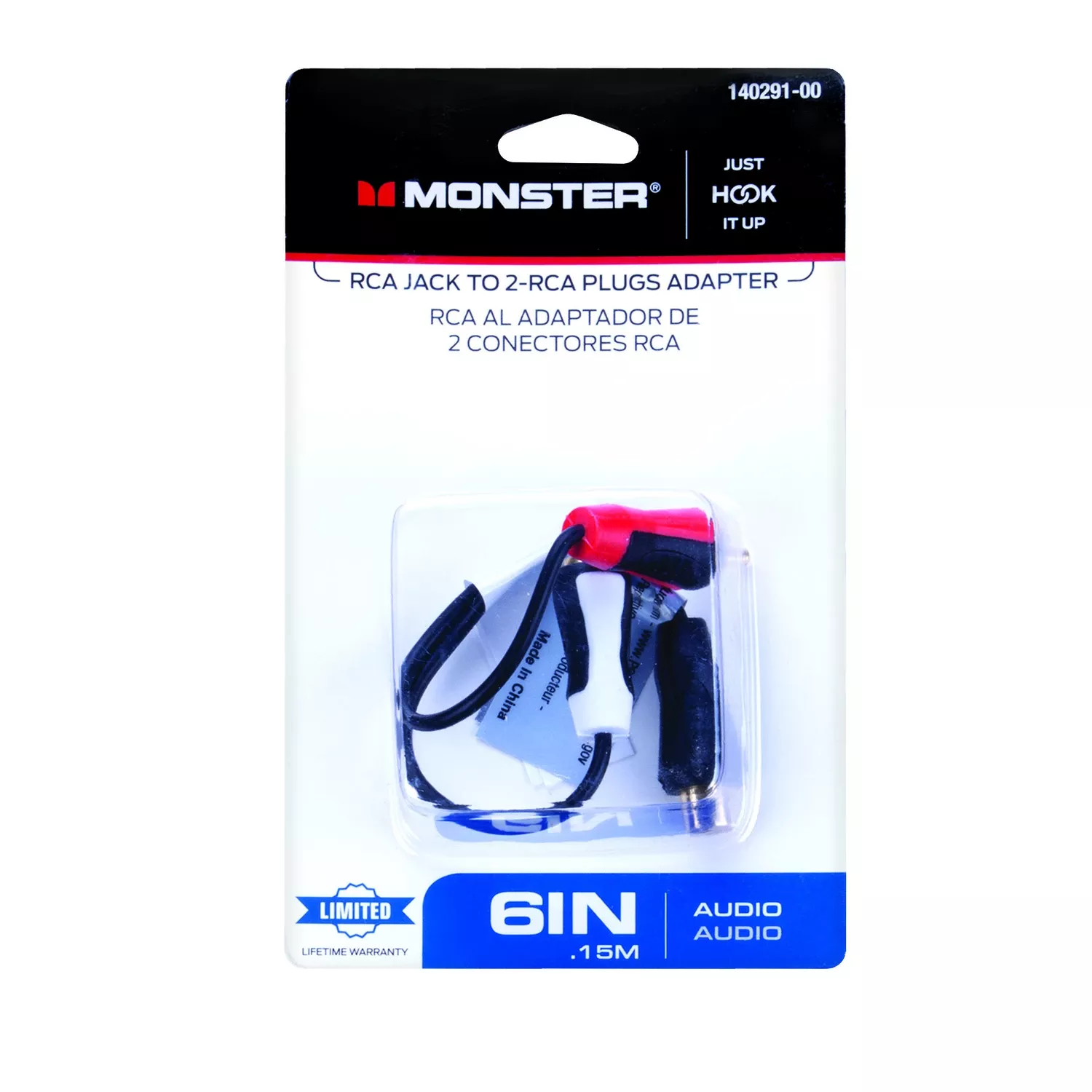 Monster Just Hook It Up Adapter Cable 1 Pk