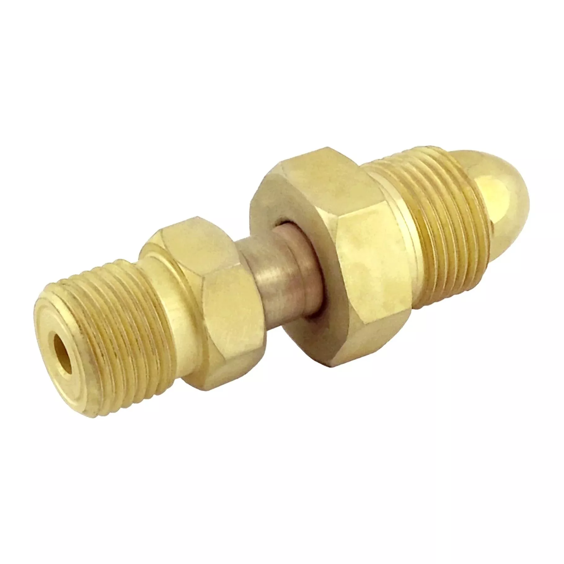 Nitrogen Tank Adapter N2 Cylinder to CO2 Regulator — Gas Conversion Fitting for Beverage Systems