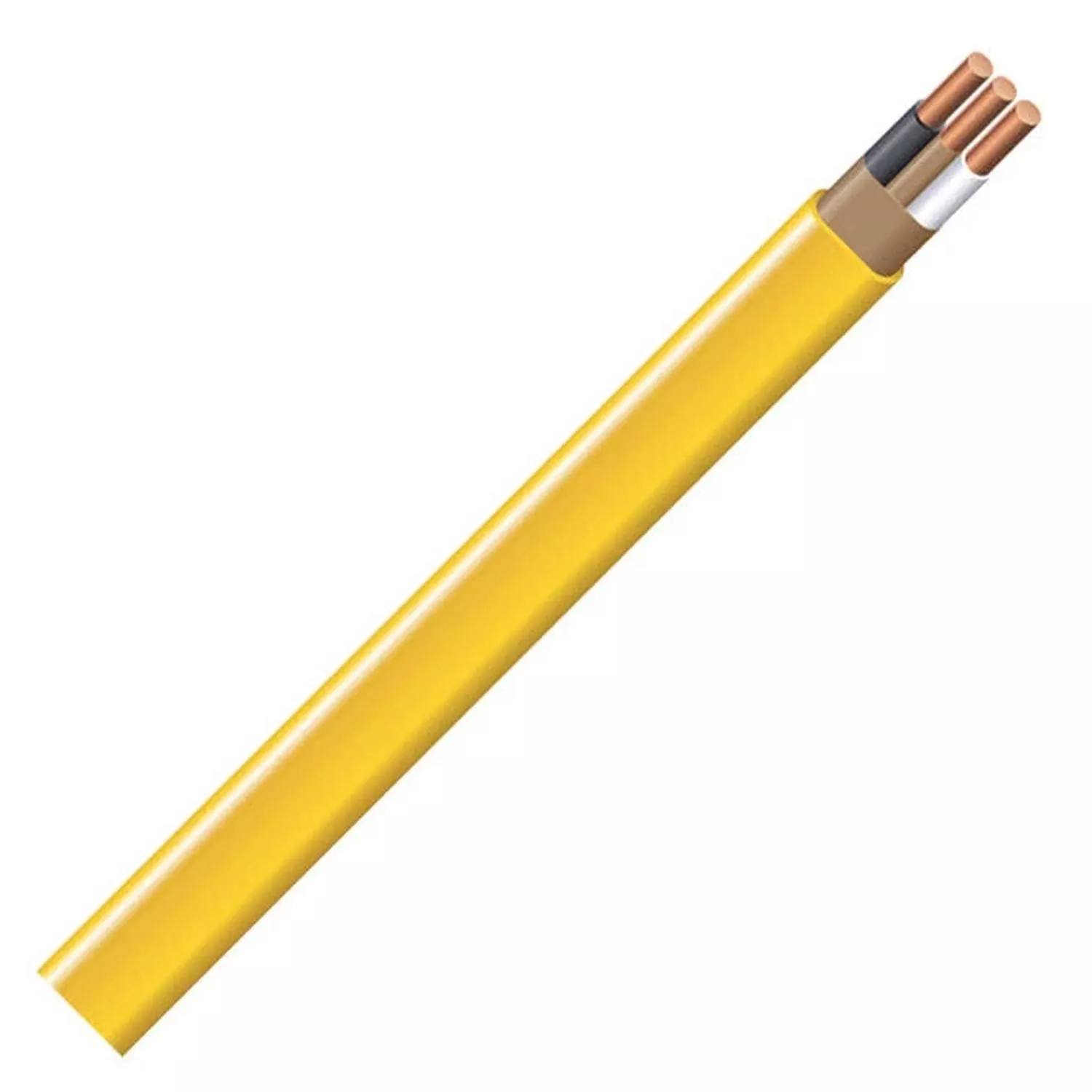 Non-metallic Romex Sheathed Electrical Cable With Ground, 12/2, 50 Ft.