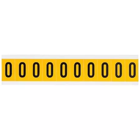 NumberLabel,Vinyl,1-1/2inH,7/8inW
