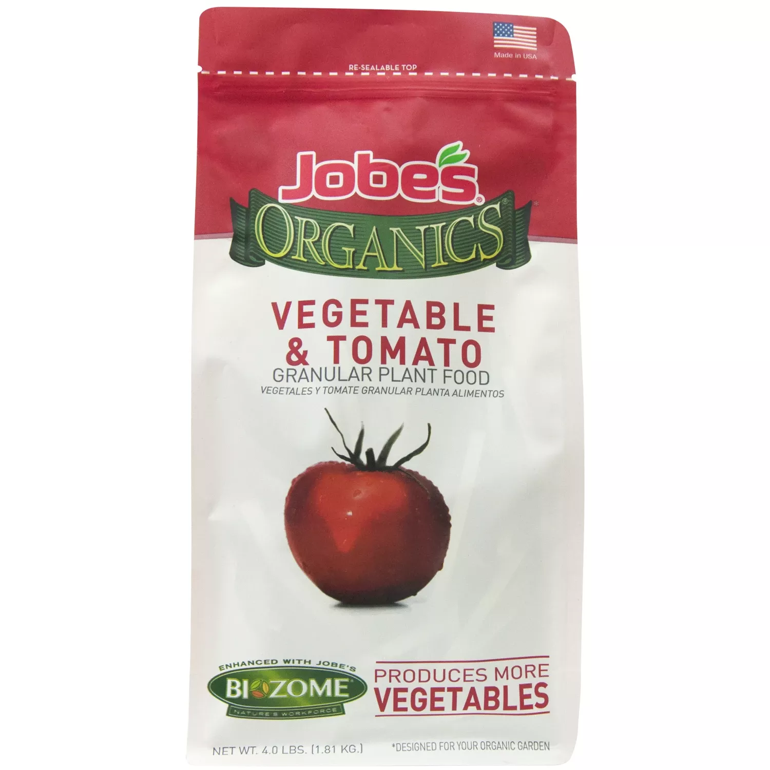 Organic Vegetable & Tomato Fertilizer, 2-7-4, 4 Lbs.