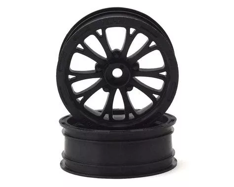 Pamona Drag Spec 2.2″ Black Wheels with 12mm Hex for 1/10 Drag Racing Front (2) (PRO277503)